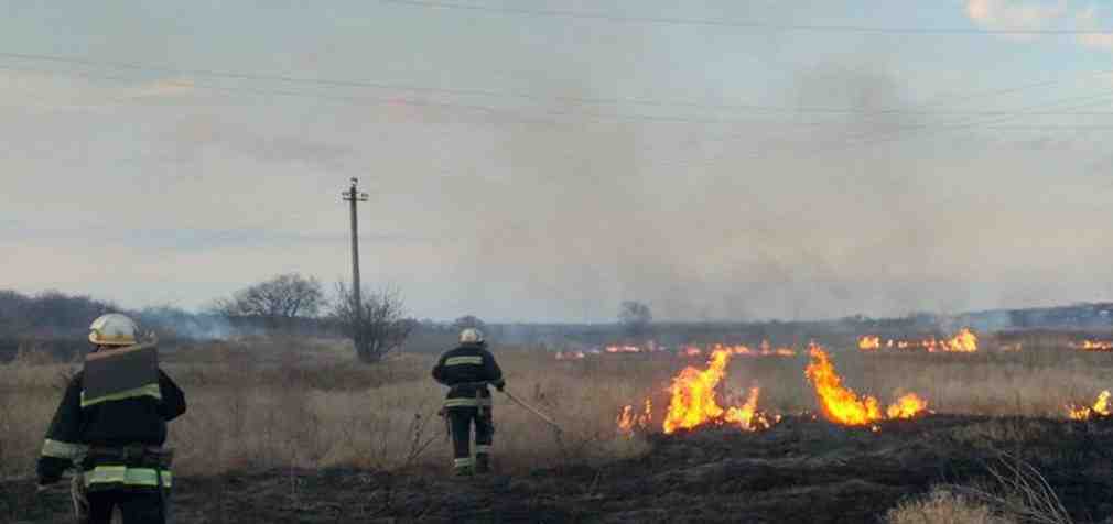 В Днепропетровской области случился пожар на открытой местности, – ФОТО
