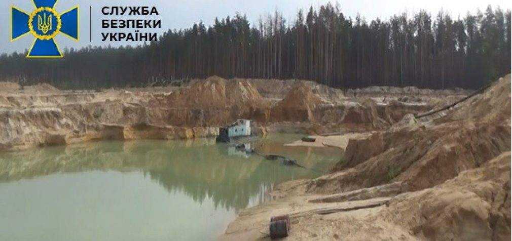 На Житомирщине незаконно добывали песок в промышленных масштабах