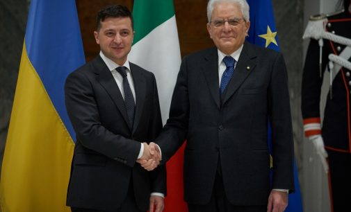 Зеленский встретился с президентом Италии и едет к Папе Римскому