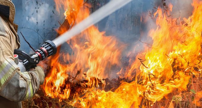В Днепропетровской области произошел пожар в девятиэтажке
