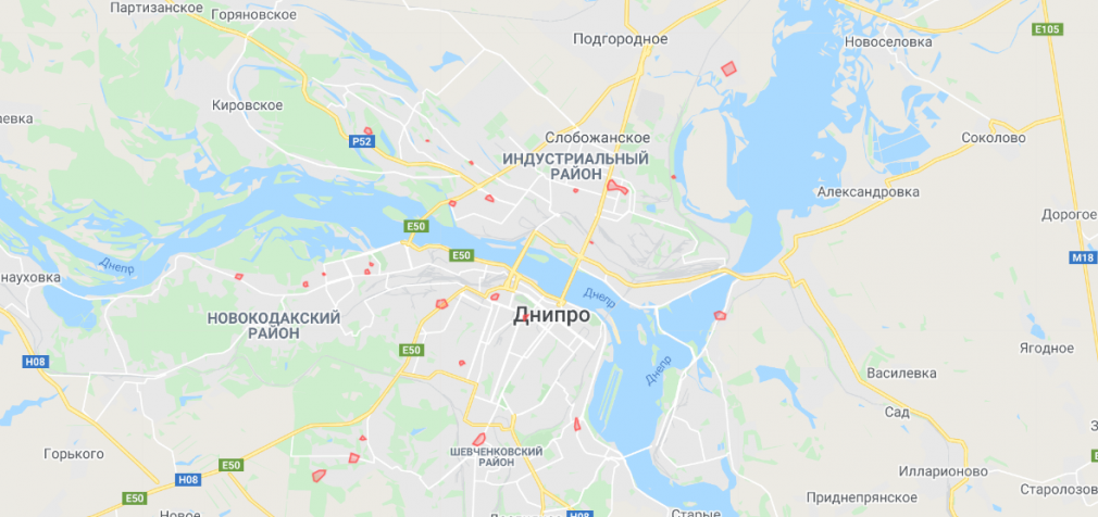 В Днепре можно отследить места, которые могли посещать больные коронавирусом, – ОНЛАЙН-КАРТА