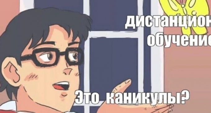 “Карантин – не каникулы”: лучшие мемы про дистанционное обучение