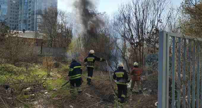 Пожарные Днепра борются с пожарами в экосистемах, – ФОТО
