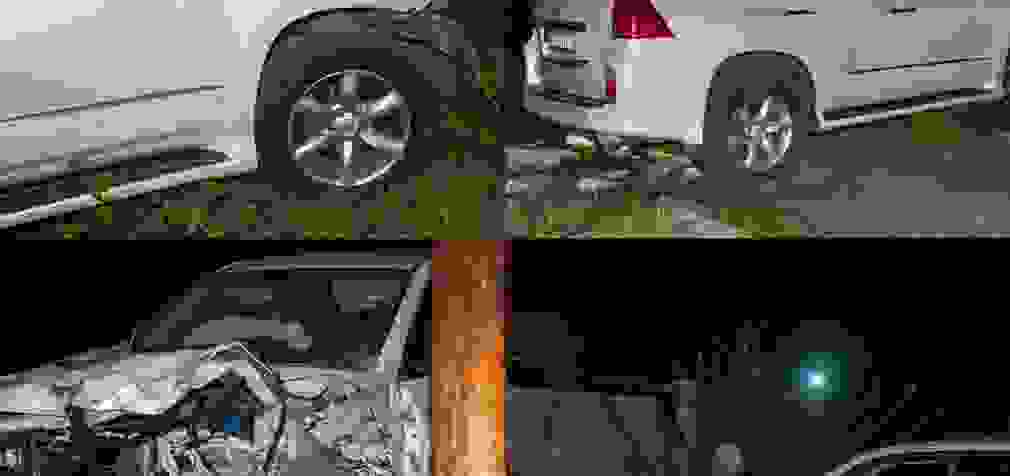 В Днепре водитель Lexus влетел в ограждение стоянки и повредил несколько авто, – ФОТО