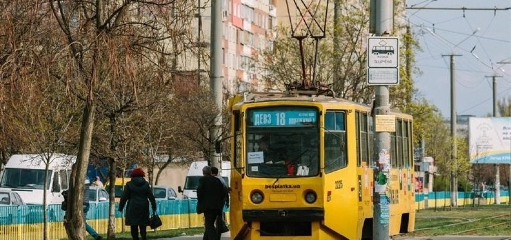В Днепре трамваи на два дня изменят маршрут движения