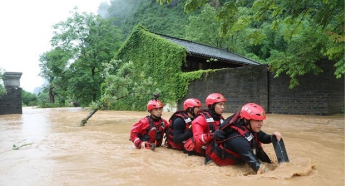 В Китае вследствие наводнений погибли 12 человек