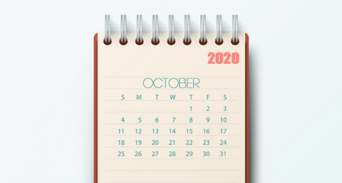 Выходные в октябре 2020: сколько будут отдыхать днепряне