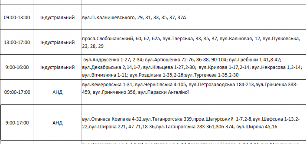 Где в Днепре завтра не будет света: график на 23 сентября