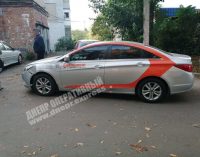 Автомобилист на машине из каршеринга снес заградительный столб, – ФОТО