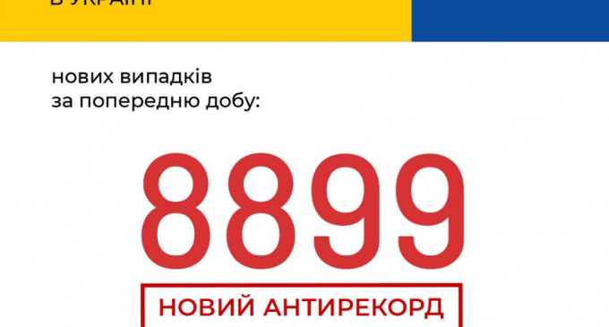 Коронавирус в Украине: по состоянию на 3 ноября установлен новый антирекорд