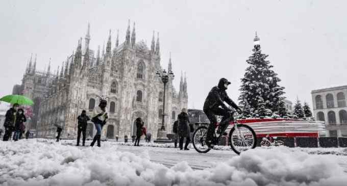 В Европе не утихают снегопады, в Украине – туман и гололёд