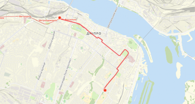 В Днепре трамваи №1 закончат работу раньше: альтернативные варианты проезда