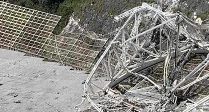 305-метровый телескоп обсерватории Аресибо рухнул на джунгли