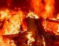 Под Днепром сгорел Toyota Highlander директора “Ибиса”: в салоне нашли обугленное тело