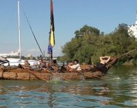 Днепровский казак-кораблестроитель запускает эпические походы на своем судне