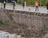 В Днепре предлагают не восстанавливать рухнувшую часть набережной