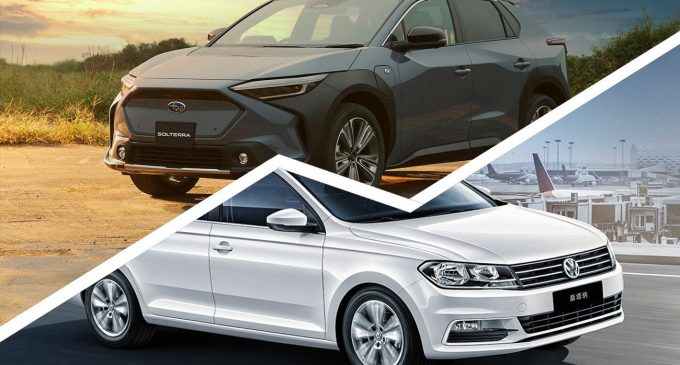Привіт електромобіль Subaru Solterra, прощавай популярний седан VW Santana. Головне зі світу авто