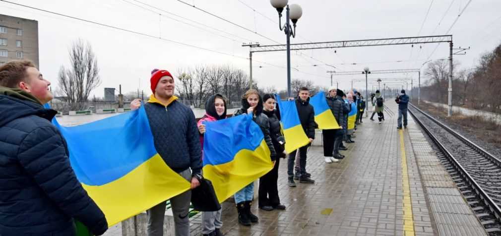 Україна разом: у Кам’янському зустріли Поїзд Єдності