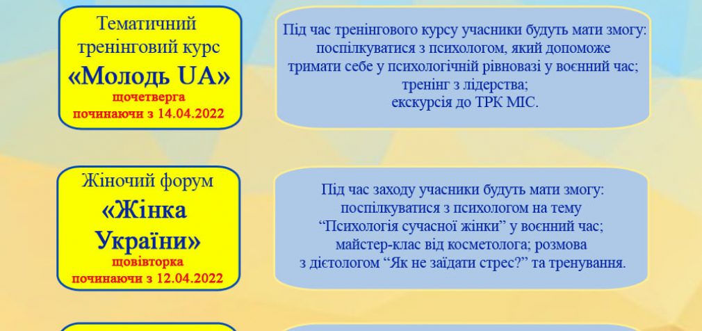 У Кам’янському запрошують переселенців до участі у соціальних проектах