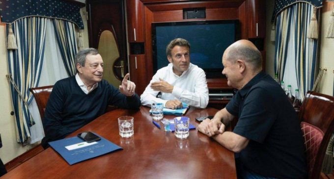 Макрон, Шольц та Драгі приїхали в Україну: що відомо