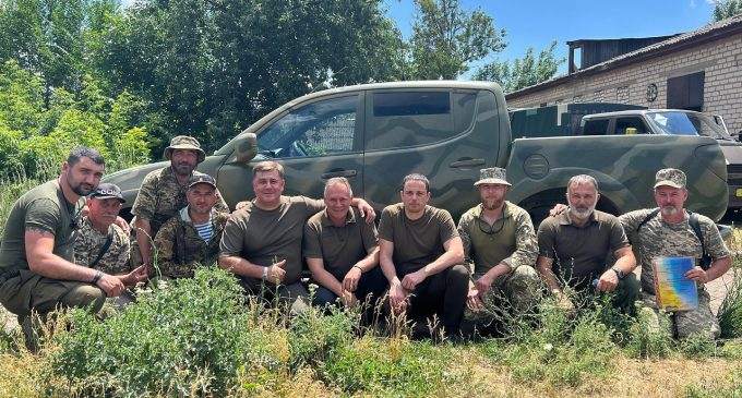 Бійцям Кам’янського району передали необхідне обладнання