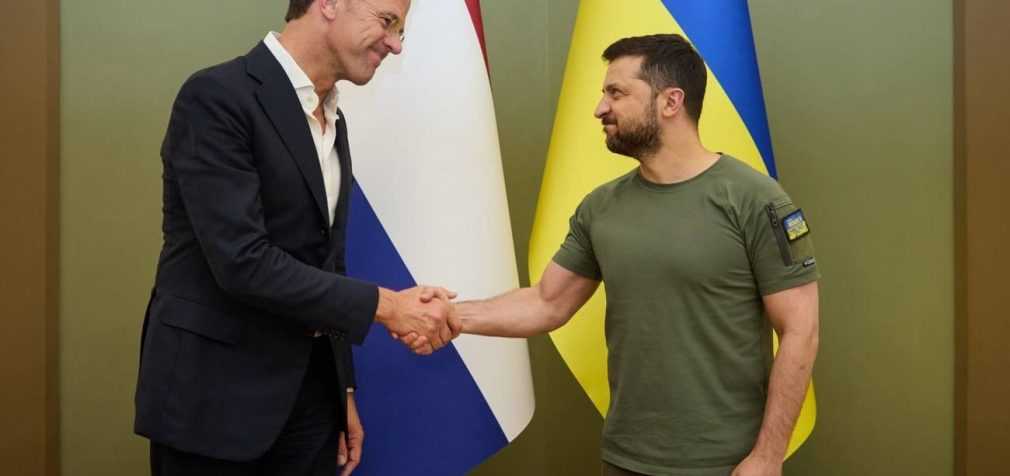 Зеленський зустрівся з прем’єр-міністром Нідерландів