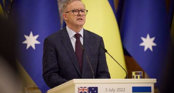 Австралія оголосить про додатковий пакет військової допомоги Україні на 100 млн доларів