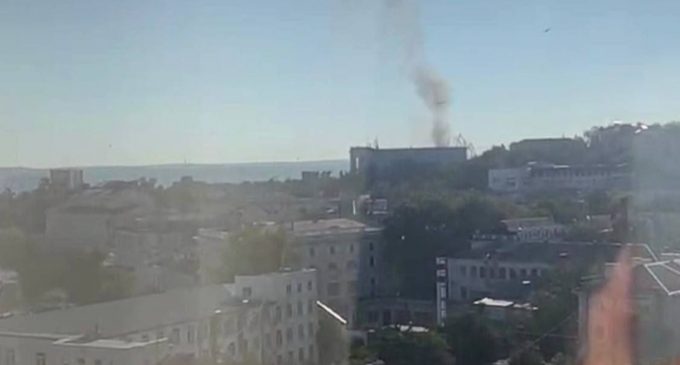 Окупанти в Севастополі заявили про удар по штабу Чорноморського флоту