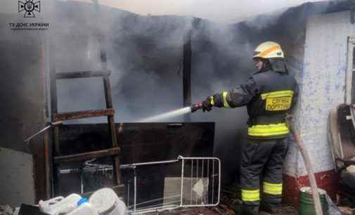 Дніпровські вогнеборці ліквідували займання прибудови на вул.Широкій