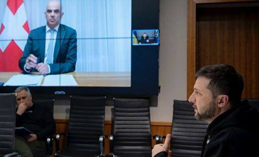 Зеленський обговорив із новим президентом Швейцарії “формулу миру”