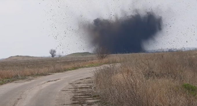 У Запорізькій області знищили російську авіаційну бомбу: відео