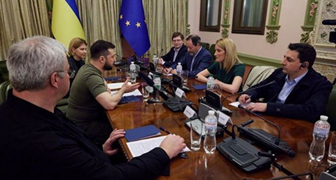 Зеленський у Львові зустрівся з президентом Європарламенту