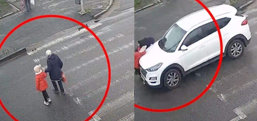 У Дніпрі водій «Hyundai» збив бабусю разом з дитиною, які переходили дорогу на «червоне» світло
