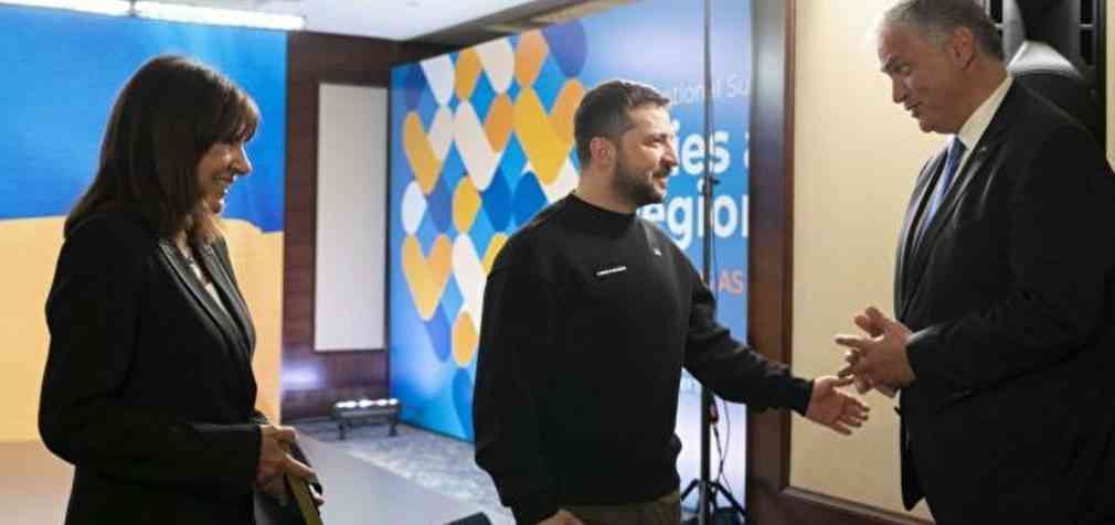 Зеленський зустрівся з мером Парижа та президентом Комітету регіонів ЄС