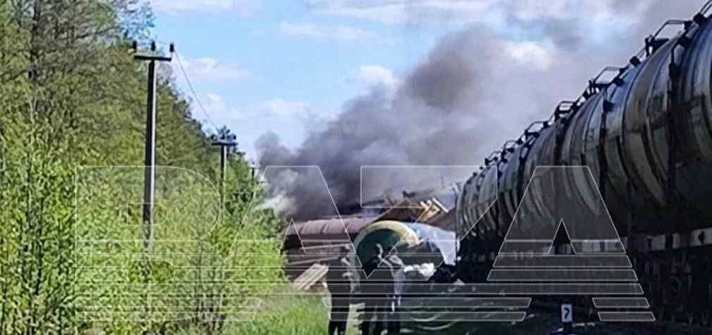 У Росії підірвали шляхи: зійшов з рейок потяг із нафтою – ЗМІ