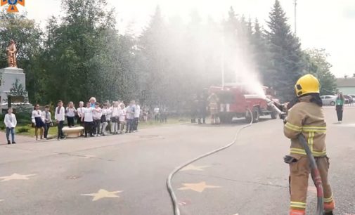 В смт. Обухівка відбулося відкриття підрозділу місцевої пожежної охорони