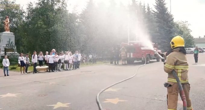 В смт. Обухівка відбулося відкриття підрозділу місцевої пожежної охорони