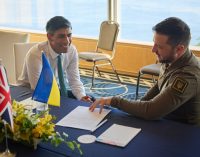 Зеленський зустрівся з прем’єрами Британії та Італії в Японії