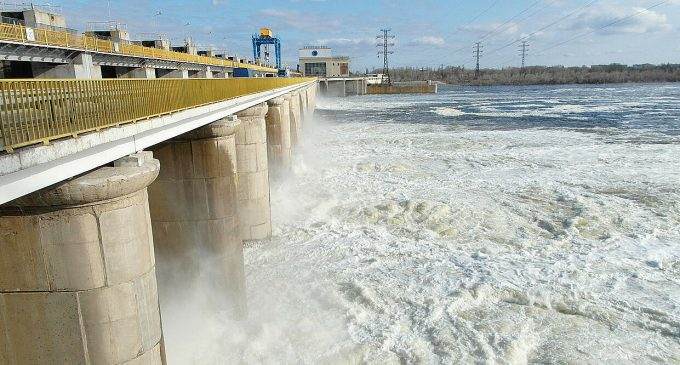 Рівень води в Каховському водосховищі нижче “мертвої точки”