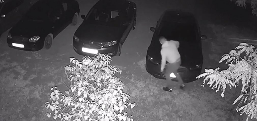 У Дніпрі невідомий чоловік розтрощив сокирою припарковане авто: деталі
