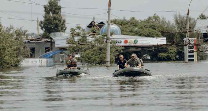 На правобережжі Херсонщини у воді 3,7 тисячі будинків – ОВА