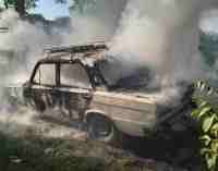 Криворізькі вогнеборці ліквідували займання легкового автомобіля