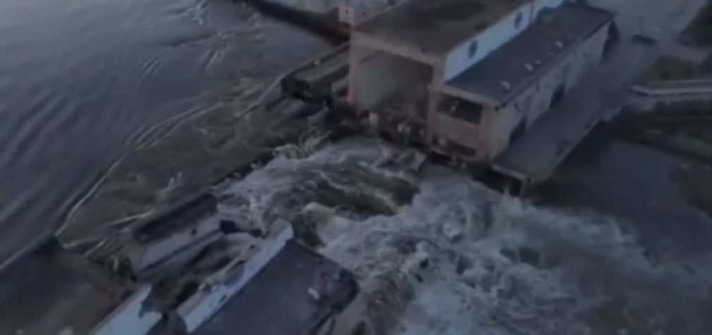 Рівень води в Каховському водосховищі поблизу Нікополя впав на 7 метрів
