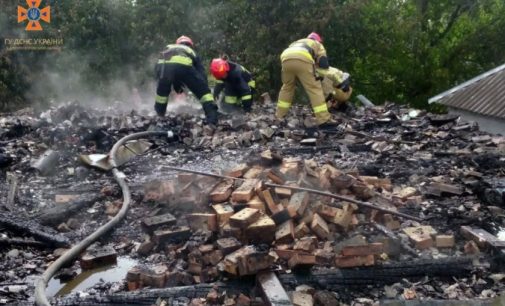 Вогонь знищив повністю: у Синельниківському районі ліквідовано займання житлового будинку