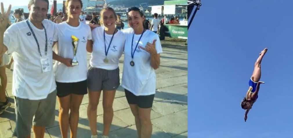 Спортсменка з Дніпропетровщини здобула перемогу на турнірі зі стрибків у воду в Італії