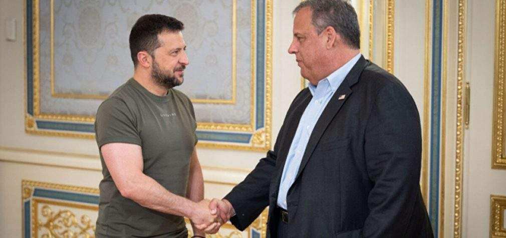 Зеленський зустрівся з Крісом Крісті, який хоче стати президентом США