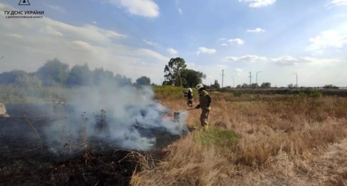 33 займання протягом доби: знов палають екосистеми Дніпропетровщини