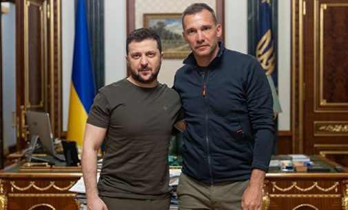 Зеленський призначив футболіста Шевченка своїм позаштатним радником