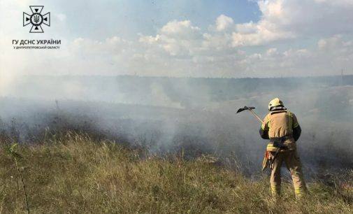 На Дніпропетровщині протягом доби ліквідували 19 пожеж в екосистемах