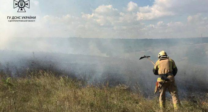 На Дніпропетровщині протягом доби ліквідували 19 пожеж в екосистемах